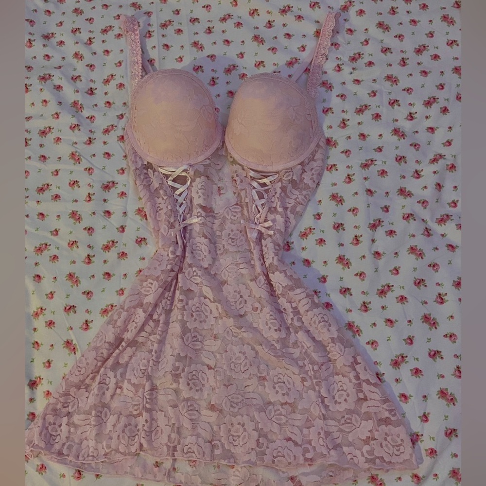 ♡ Jezebel Lavender Sexy Slip C cup ♡